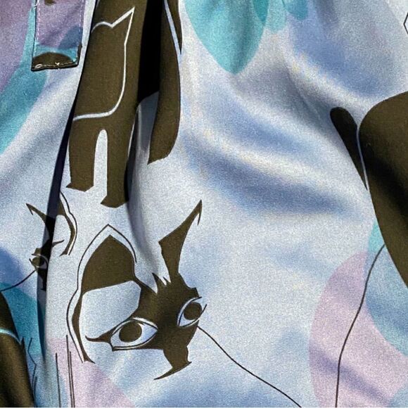 Dress – Size 38 (UK 12 / US 8) NÜMPH Siamese Kitty Print Mini Tube Top - Picture 3 of 5